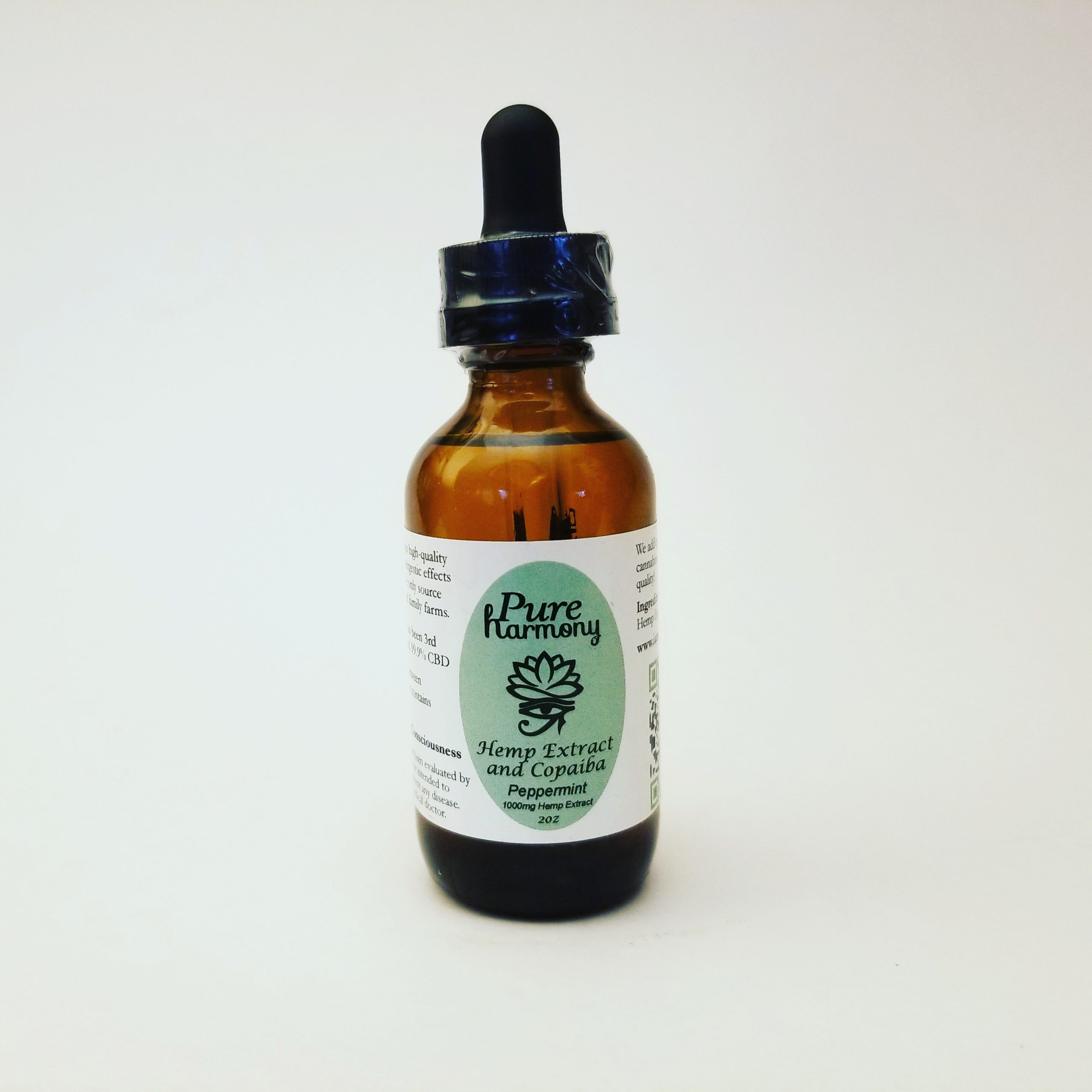 99.9% isolate Hemp Extract Tincture | Pure Harmony