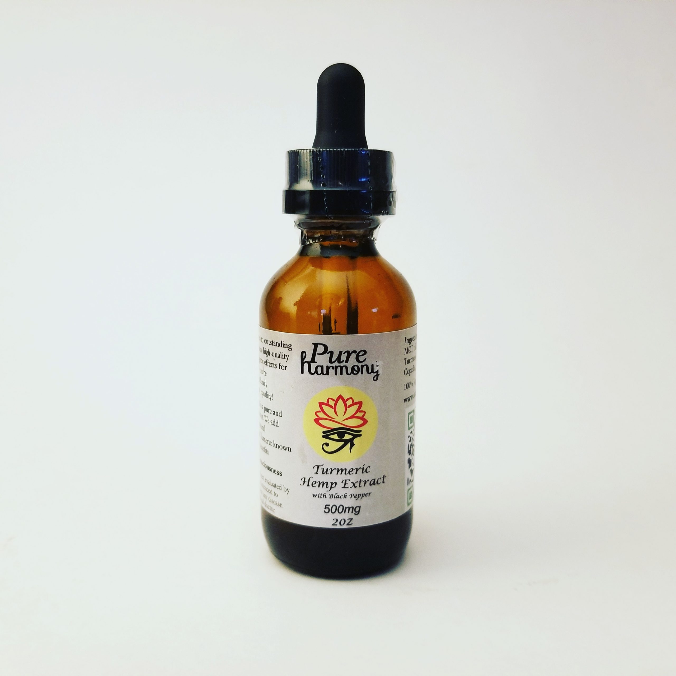 Turmeric Black Pepper Hemp Oil | Pure Harmony